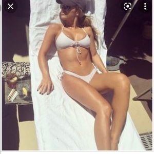 Kittenish light purple bikini top and bottom in Large.